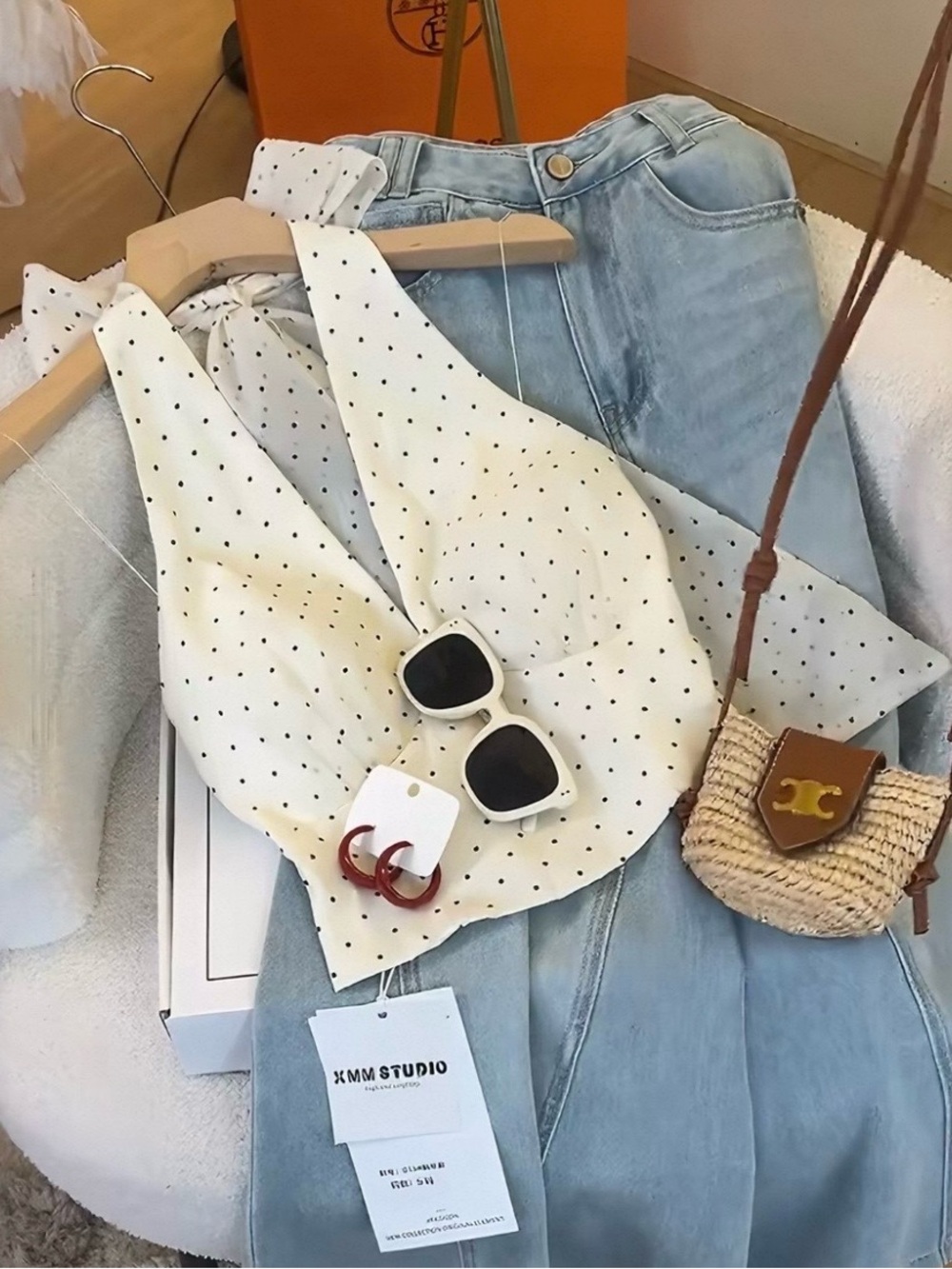 Polka Dot Halter Top